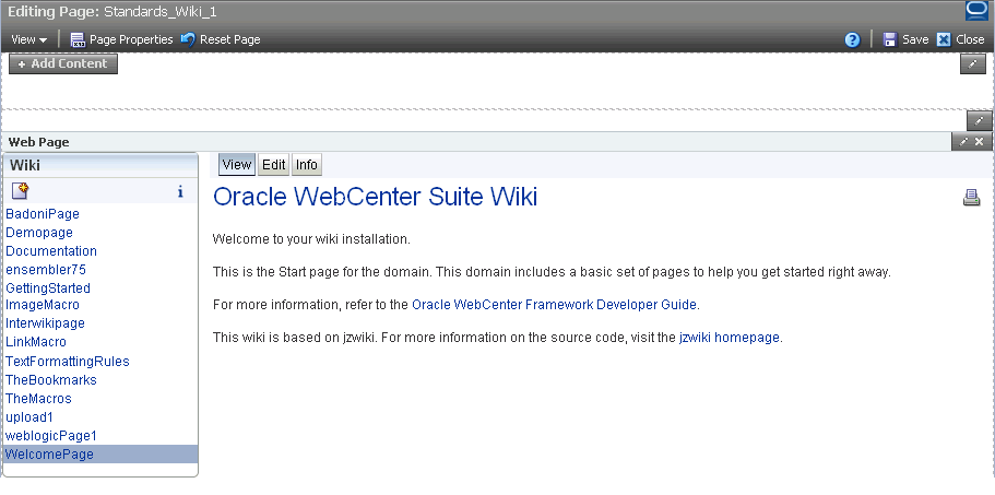 New wiki page