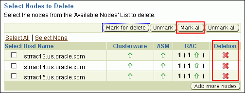 Select Nodes to Delete