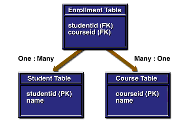 Many-to-Many Relationship: Students and Courses