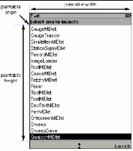 Default color phone paintable screen area width and height. Top and bottom bars are not paintable.