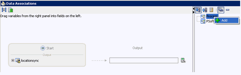Data Associations dialog