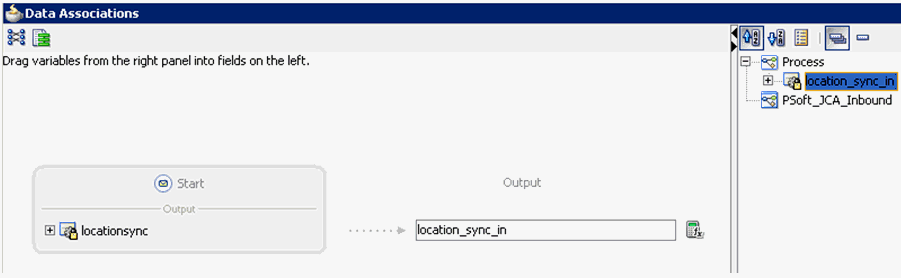 Data Associations dialog