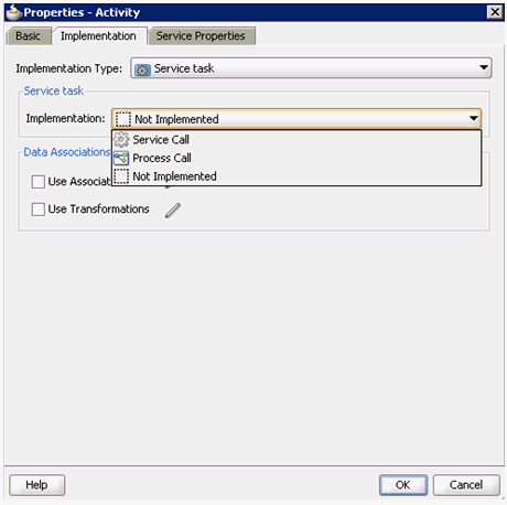 Implementation Type list