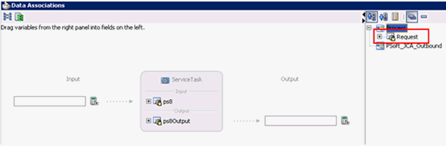 Data Associations dialog