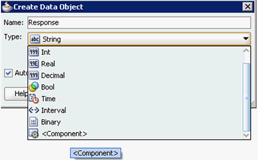 Browse Types dialog