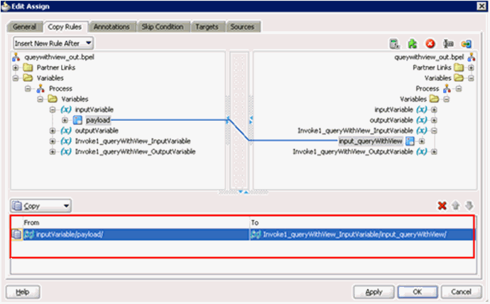 Edit Assign dialog box
