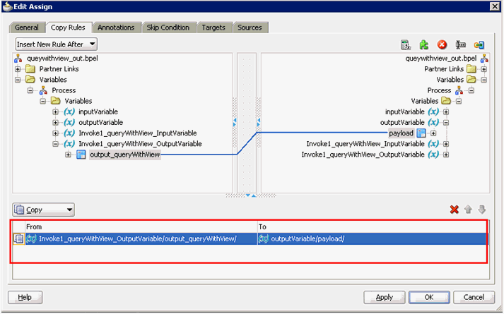 Edit Assign dialog box