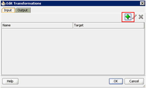 Edit Transformations dialog
