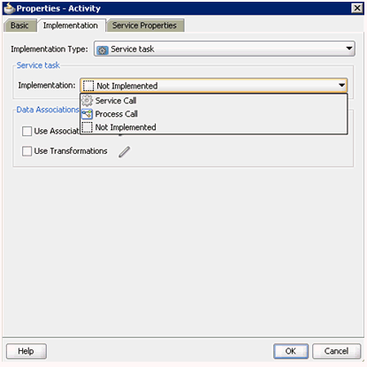 Implementation Type list