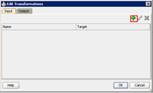 Edit Transformations dialog