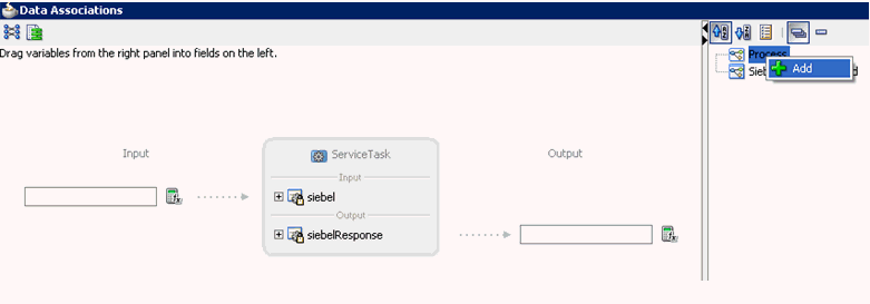 Data Associations dialog