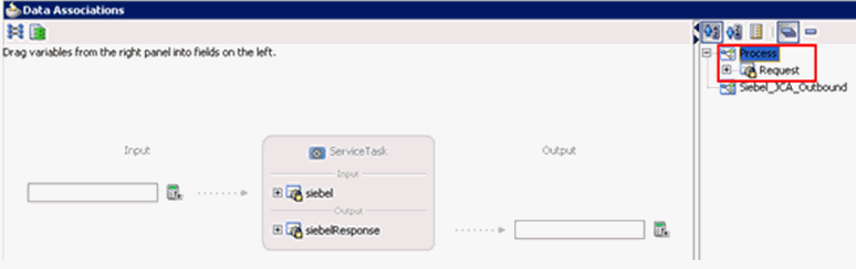Data Associations dialog