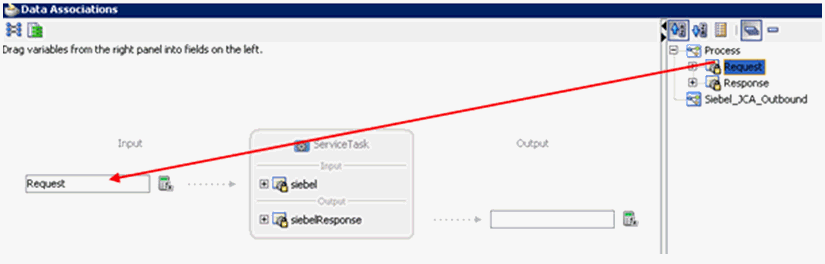 Data Associations dialog