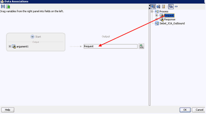 Data Associations dialog