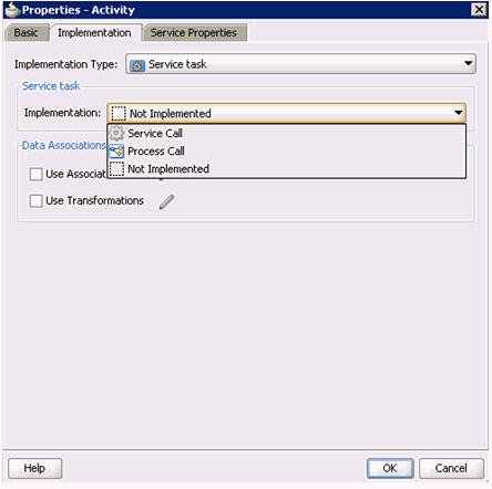 Implementation Type list