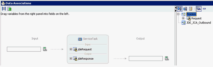Data Associations dialog