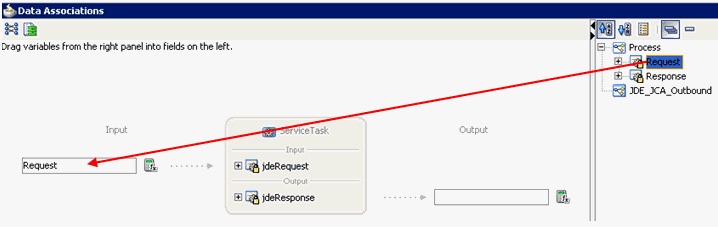 Data Associations dialog