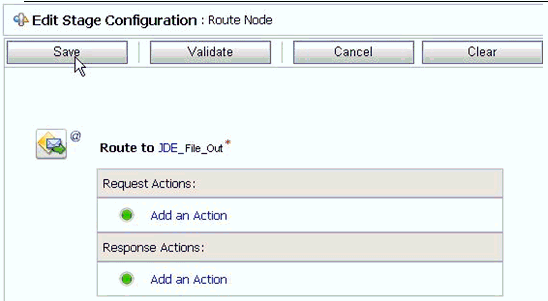 Edit Stage Configuration