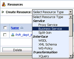 Select Business Service