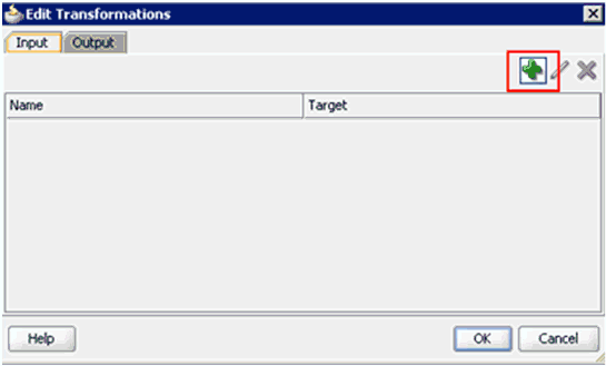 Edit Transformations dialog