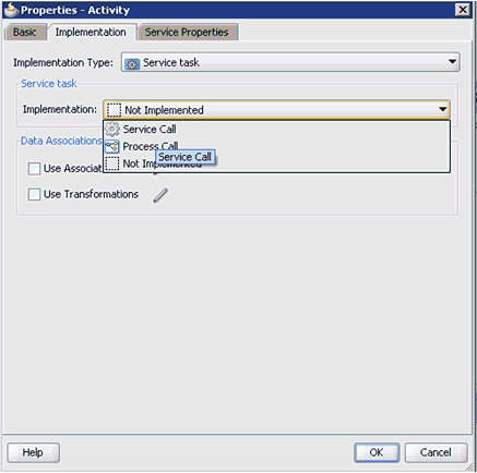 Implementation Type list