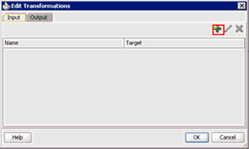 Edit Transformations dialog