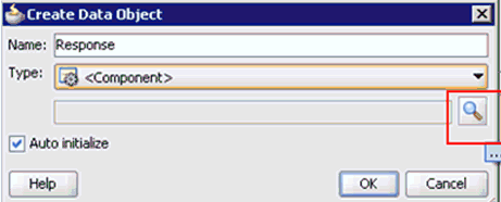 Create Data Object dialog