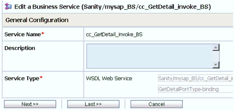 General Configuration page