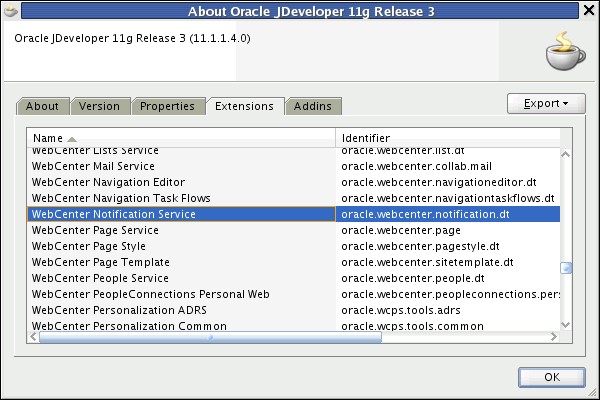 JDeveloper Extensions