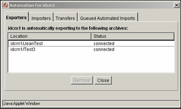 Surrounding text describes Automation screen Exporters tab.