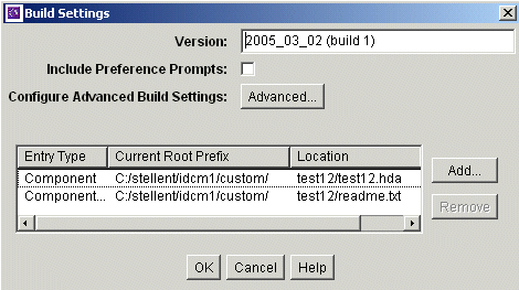 Surrounding text describes Build Settings screen.