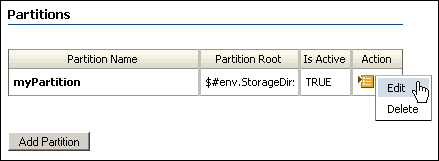 Surrounding text describes Partition Listing screen.