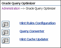 Surrounding text describes Oracle Query Optimizer screen.