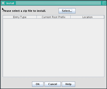 Surrounding text describes Install (component) screen.
