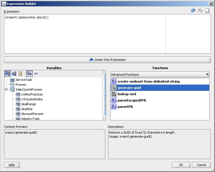 This image shows the XPath expression builder.