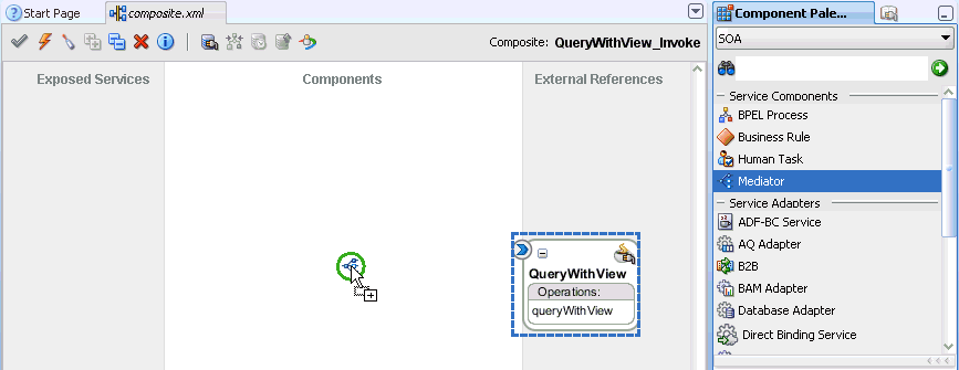 Components pane