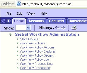 Siebel Workflow Administration