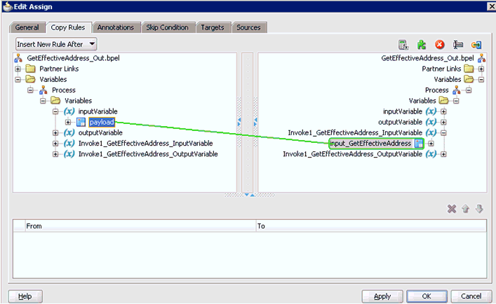 Edit Assign dialog