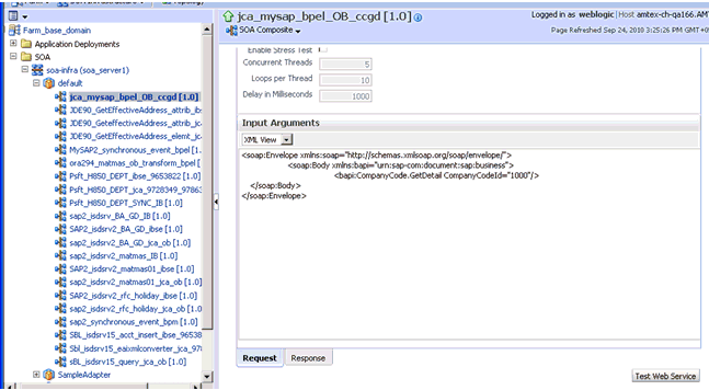 Input XML in XML View