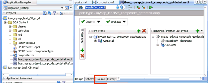 BSE outbound WSDL file