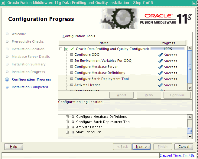 Afbeelding van Oracle Data Profiling tools.