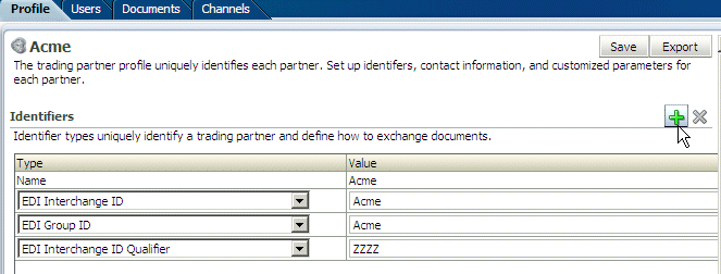 trading partner setup in oracle apps