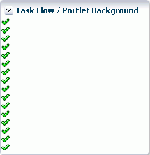 Repeating an image vertically across a target area