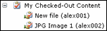 Surrounding text describes mycheckedoutcontent.gif.