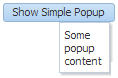 simple popup