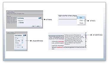 Popup components