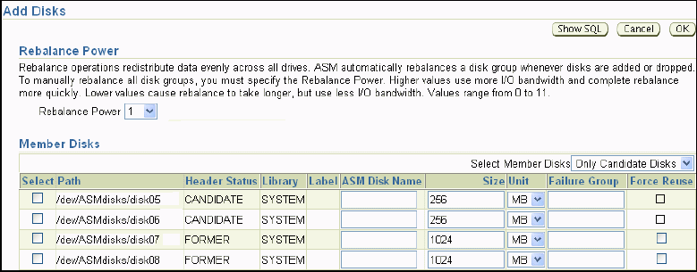 Description of asm_add_disks_11gr2.gif follows Description of asm_add_disks_11gr2.gif follows