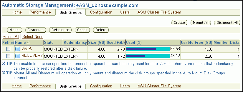 Description of asm_admin_page_11gr2.gif follows Description of asm_admin_page_11gr2.gif follows