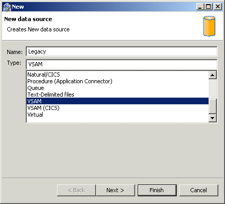 uNew Data Sourcev