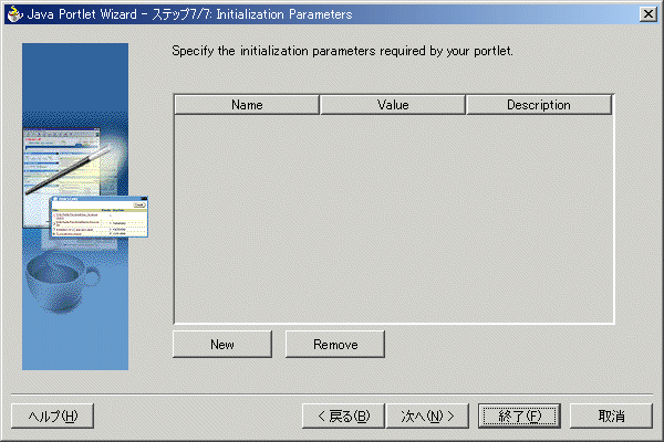 uInitialization Parametersvy[W\B